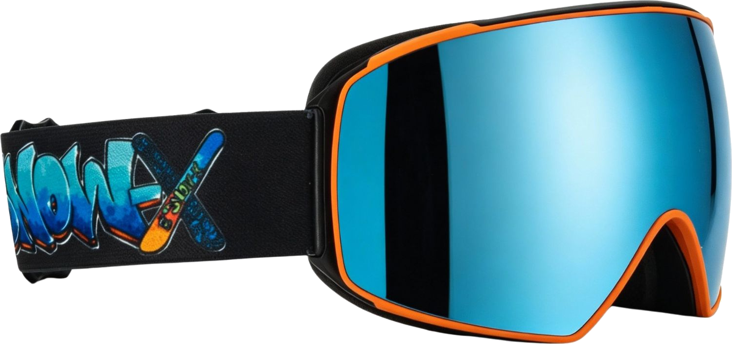 Snow-X Skibrille mit Graffiti-Design